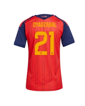 Billige Fotballdrakt Spania Mikel Oyarzabal #21 Replika Hjemmedrakt Dame VM 2026 Kortermet Billige Fotballdrakt Spania Mikel Oyarzabal #21 Replika Hjemmedrakt Dame VM 2026 Kortermet